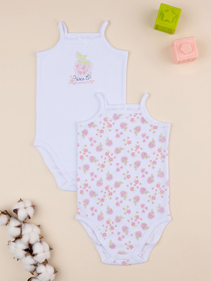 Pack 2 body bimba fragole