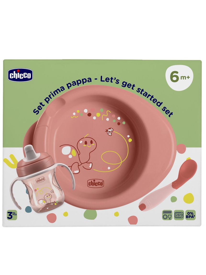 Set pappa 6m+ rosa - chicco