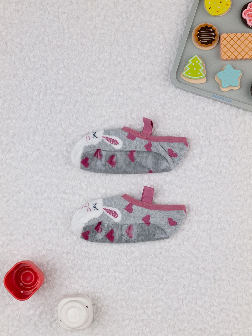 Ballerine antiscivolo bimba "coniglio"
