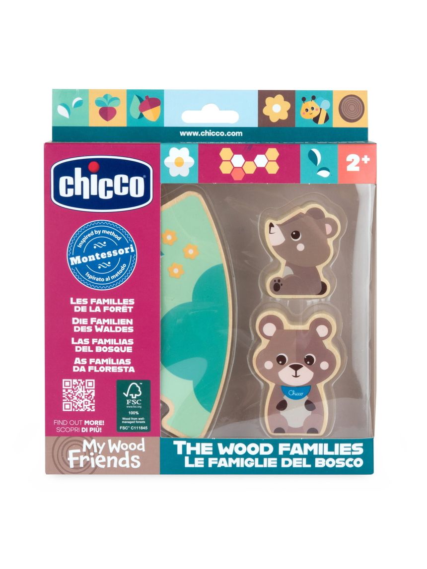 Gioco legno orsetti papà - 24m+ -chicco