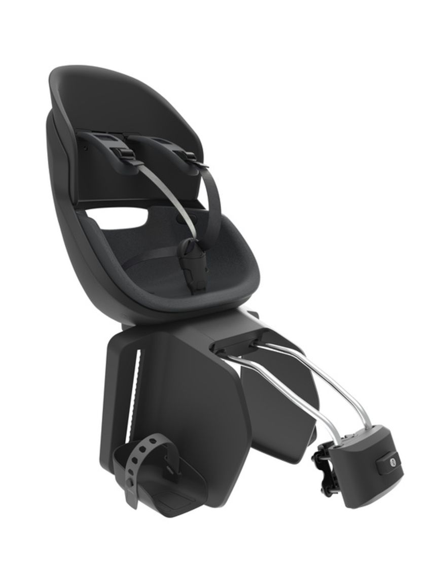 Prodigee icon rear frame - seggiolino bici con montaggio posteriore al telaio nero ossidiana