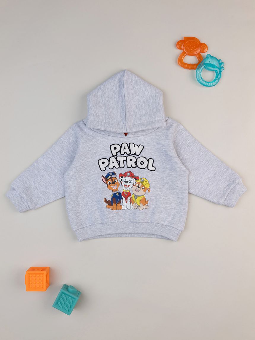 Felpa bimbo grigia paw patrol