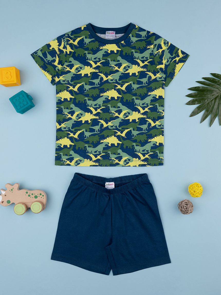 Pigiama 2 pezzi bimbo dino