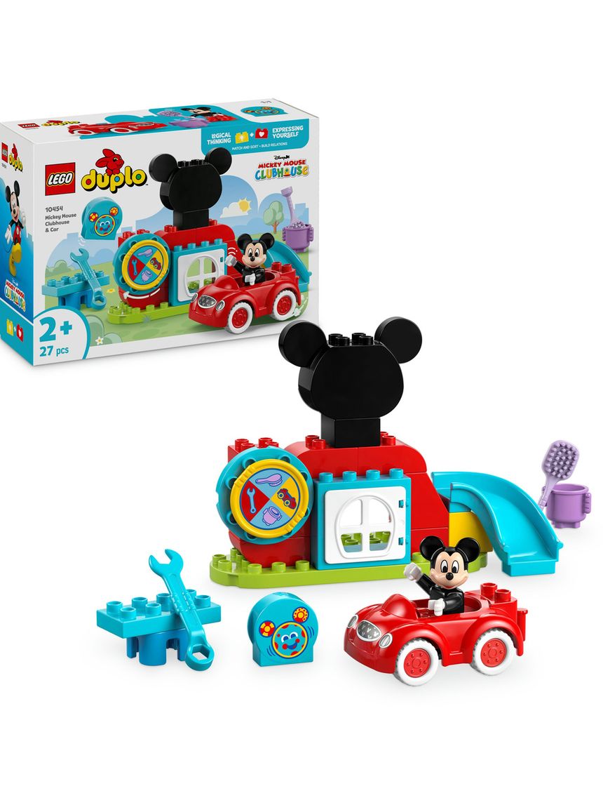 La casa e l’auto di topolino – 10454 – lego duplo - disney
