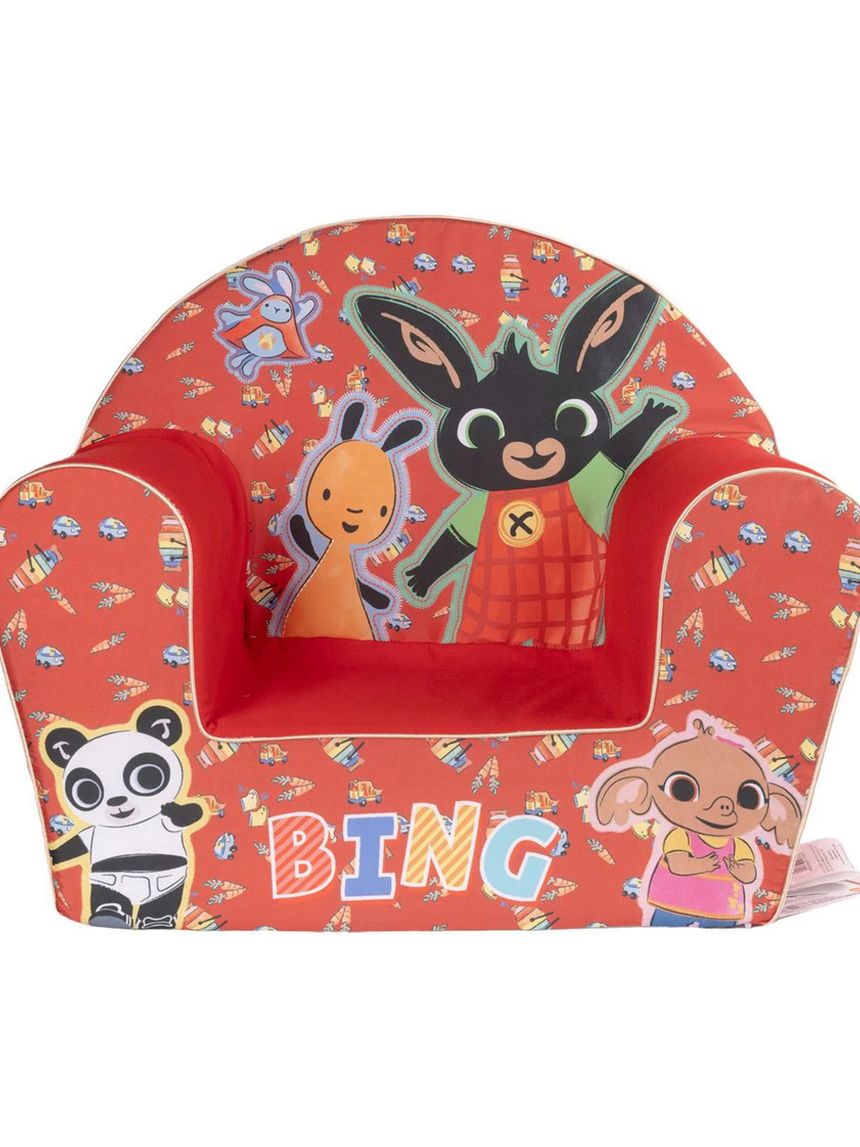 Poltroncina bambini rossa - bing