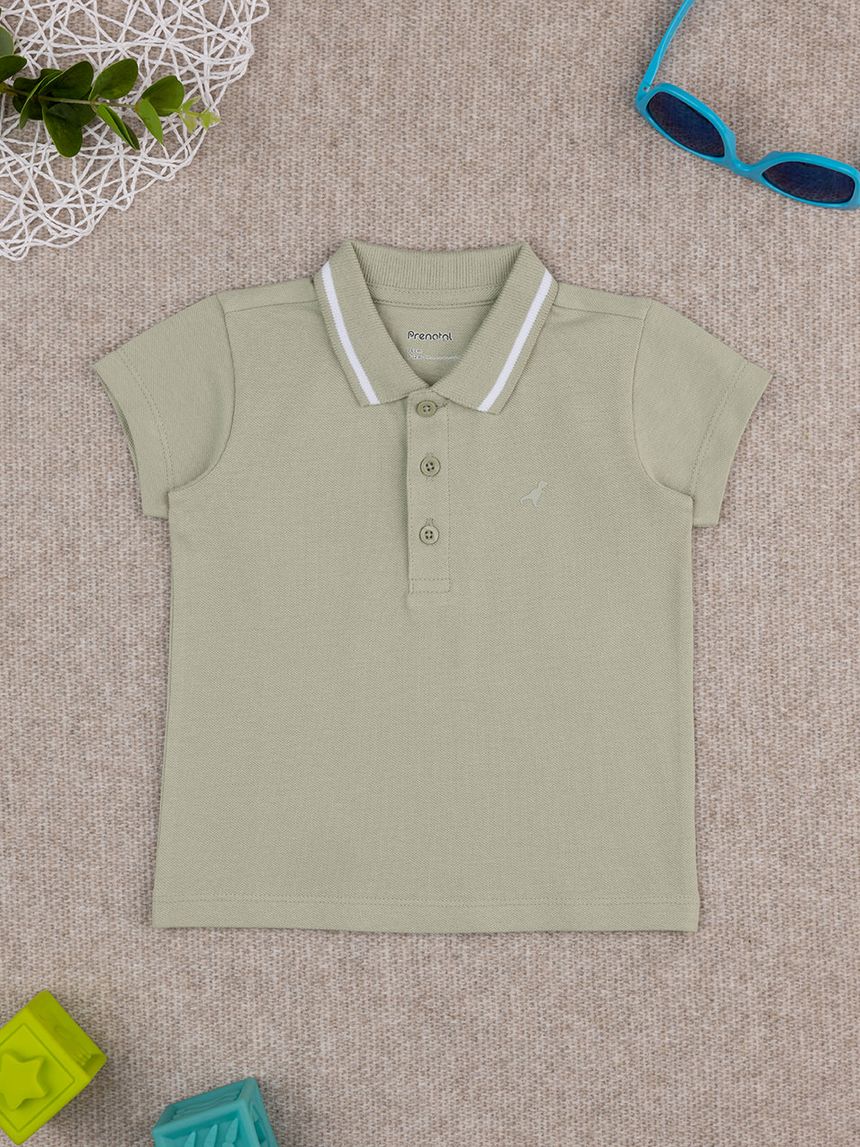 Polo bimbo verde