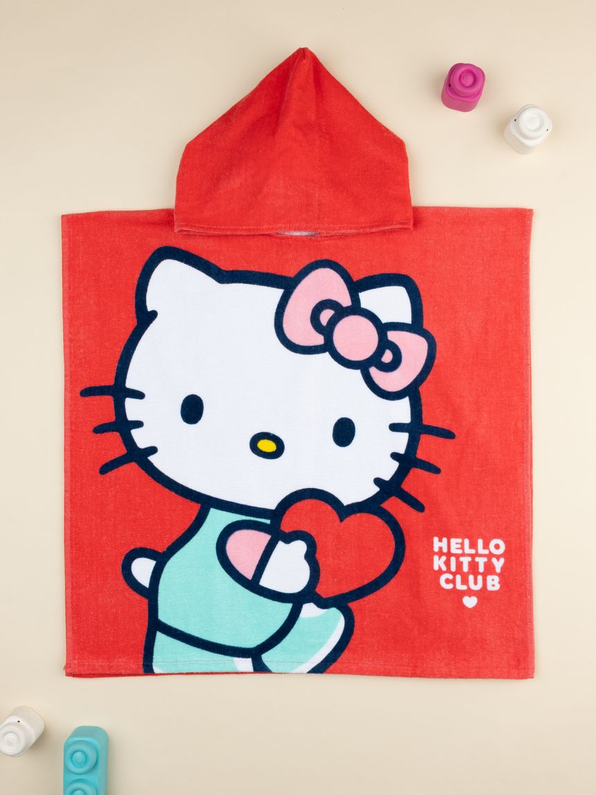 Poncho bimba hello kitty