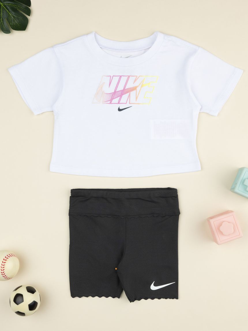 Completo corto nike bambina