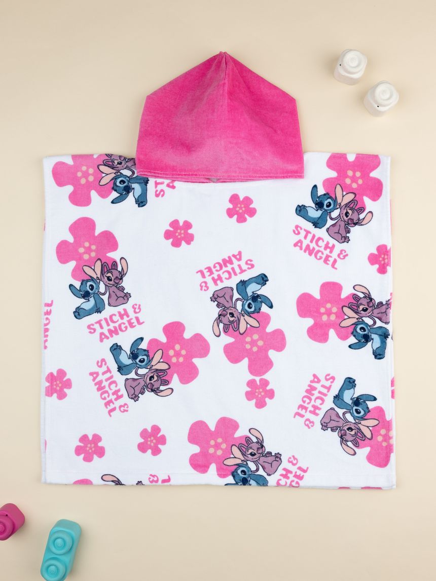 Poncho mare bimba stitch