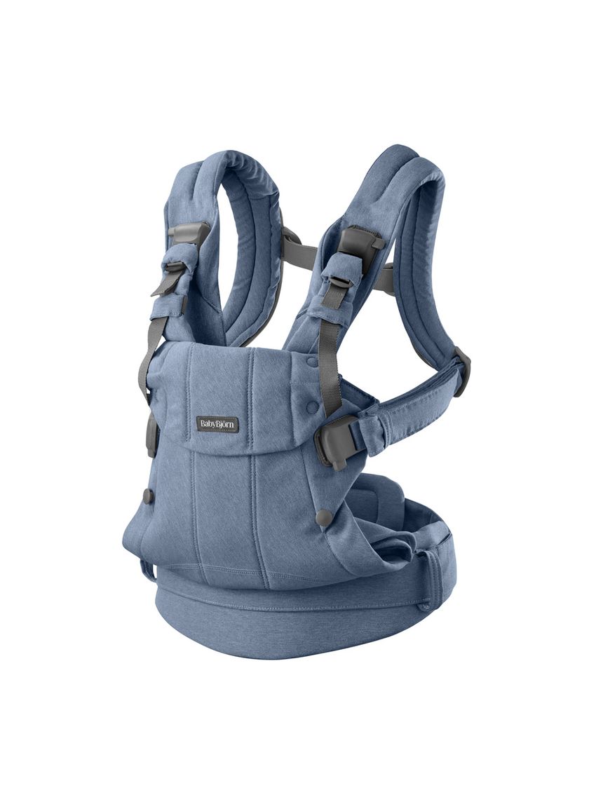 Marsupio baby carrier harmony woven blue mélange - babybjörn