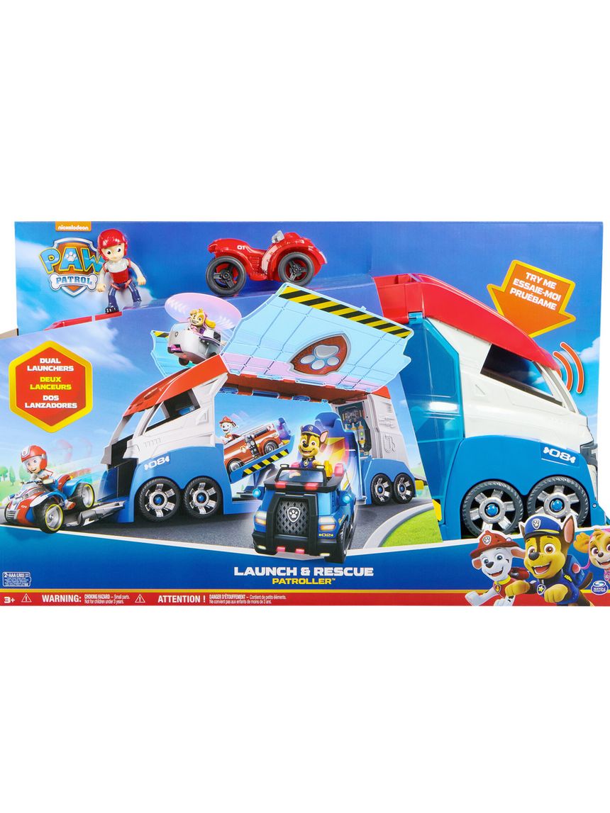 Paw patroller trasformabile con propulsori per veicoli - 3+