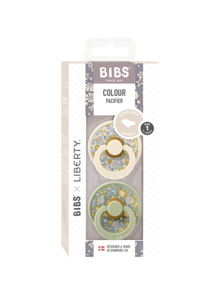 Bibs x liberty colour anatomico lattice avorio - salvia size 1 - bibs