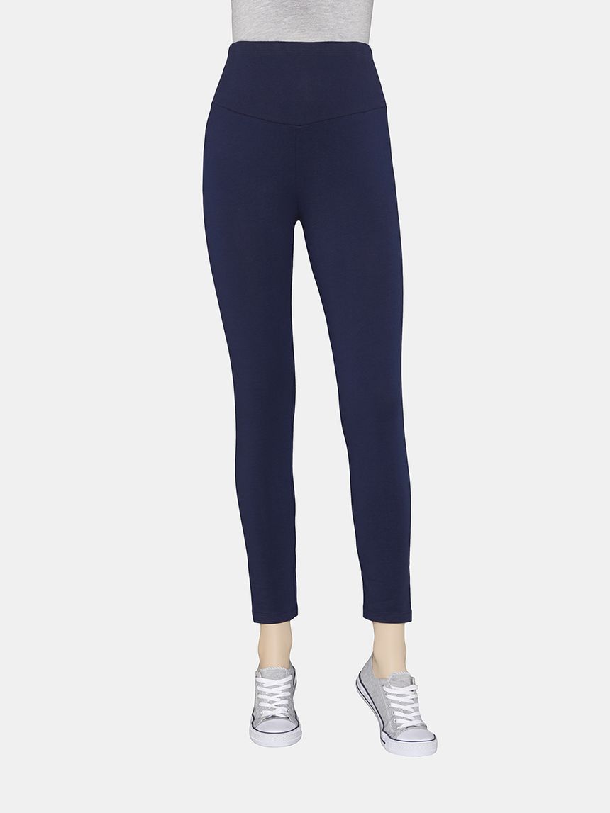 Leggings blu con fascia