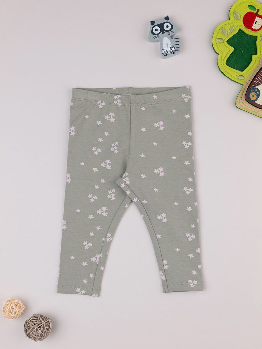 Leggings bimba verdi