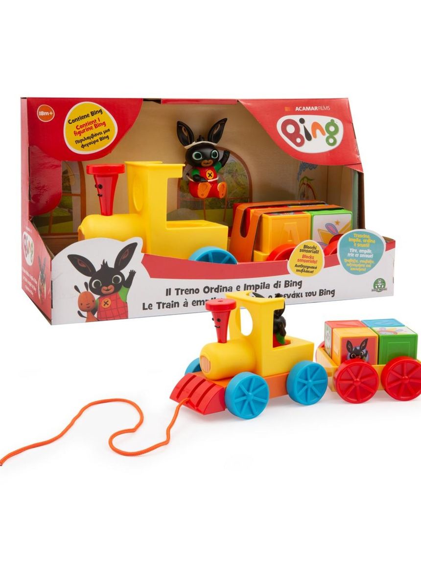 Trenino bing con carozza - 18m+ - giochi preziosi