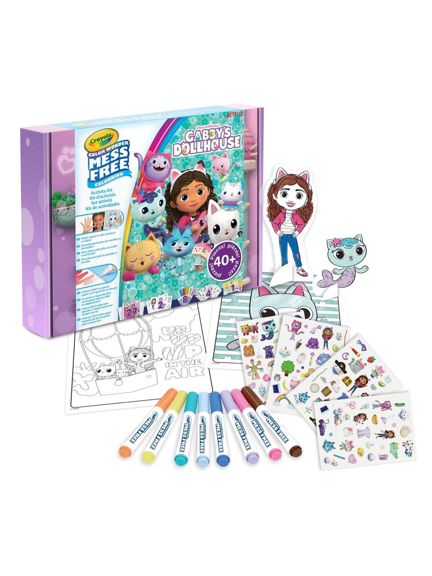 Color wonder coloring set gabby's dollhouse -3+  crayola