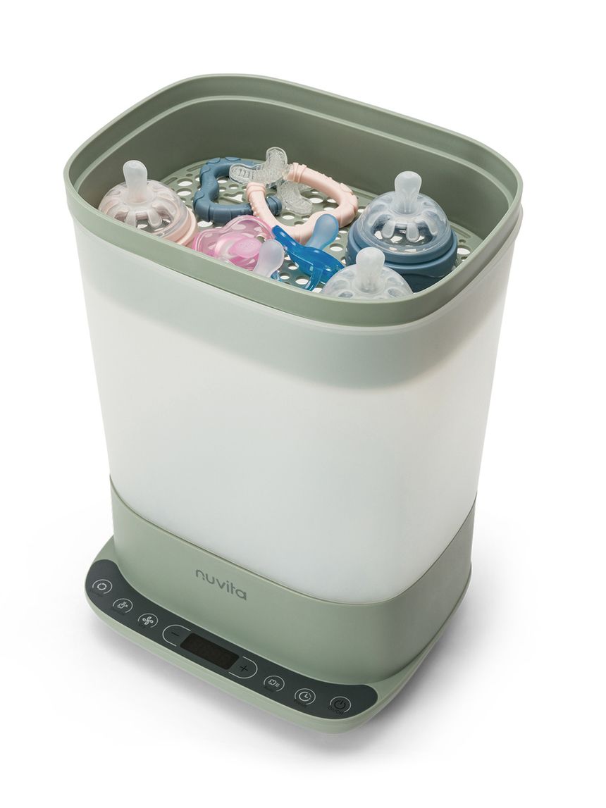 Sterilizzatore Biberon 4 In 1 Con Asciugatura E Riscaldatore - Grande Capacità Per 8 Biberon - Veloce E Silenzioso, 99,9% Germi