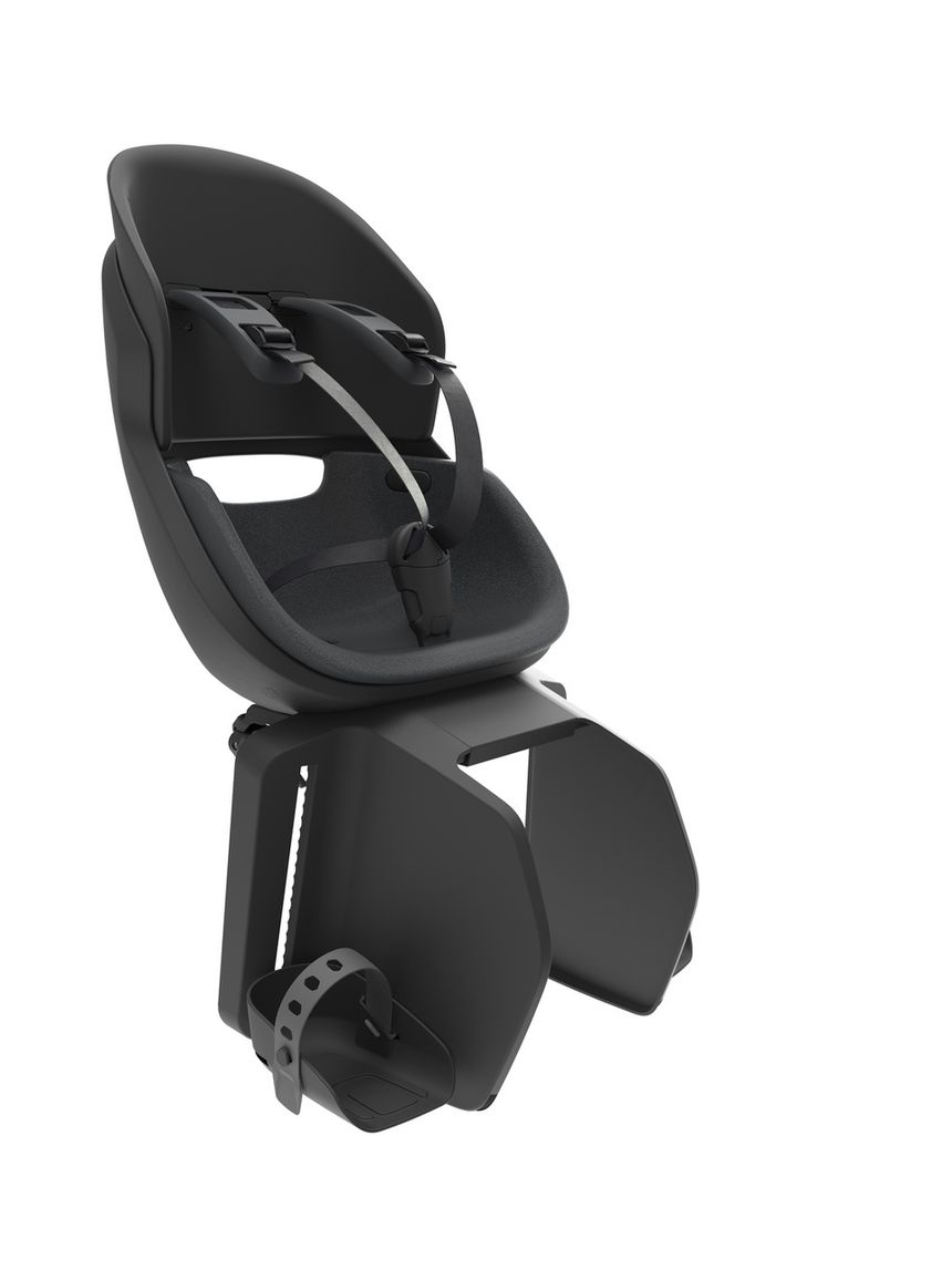 Prodigee icon rear frame - seggiolino bici con montaggio posteriore al portapacchi nero ossidiana