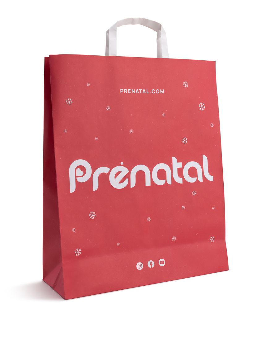 Shopper natale misura m - 32x12x39 cm
