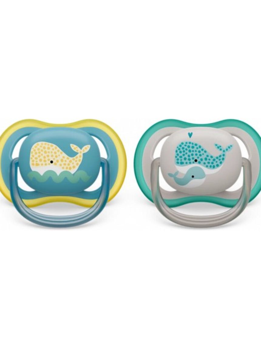 Succhietto ultra air 18m+ balene 2 pezzi - avent