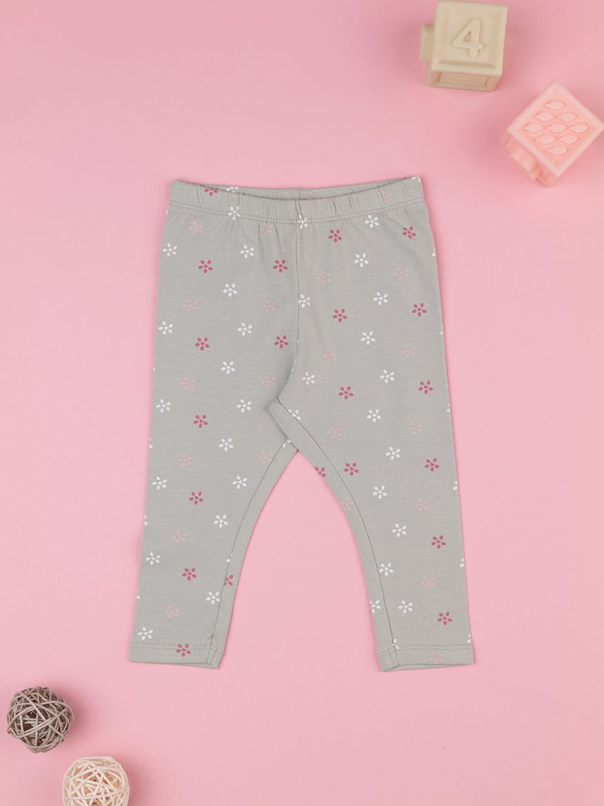 Leggings verdi bimba allover