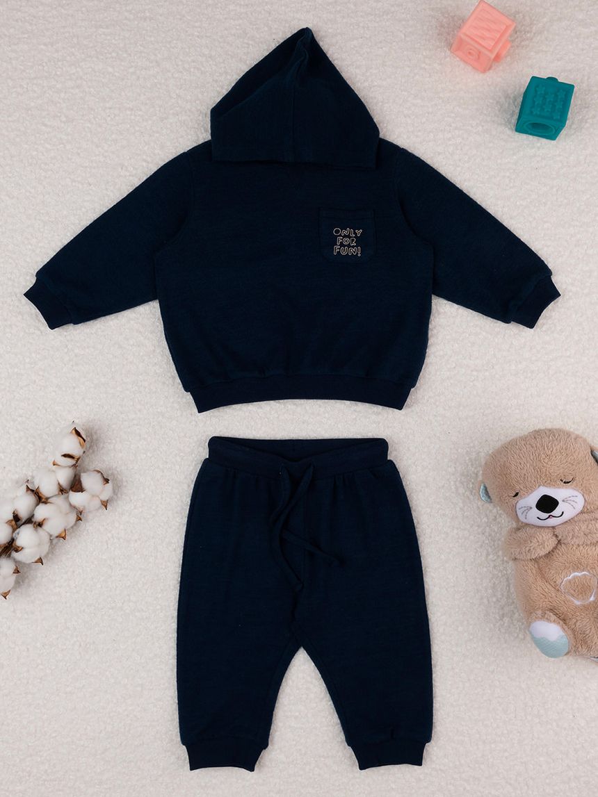 Completo bimbo blu mickey mouse