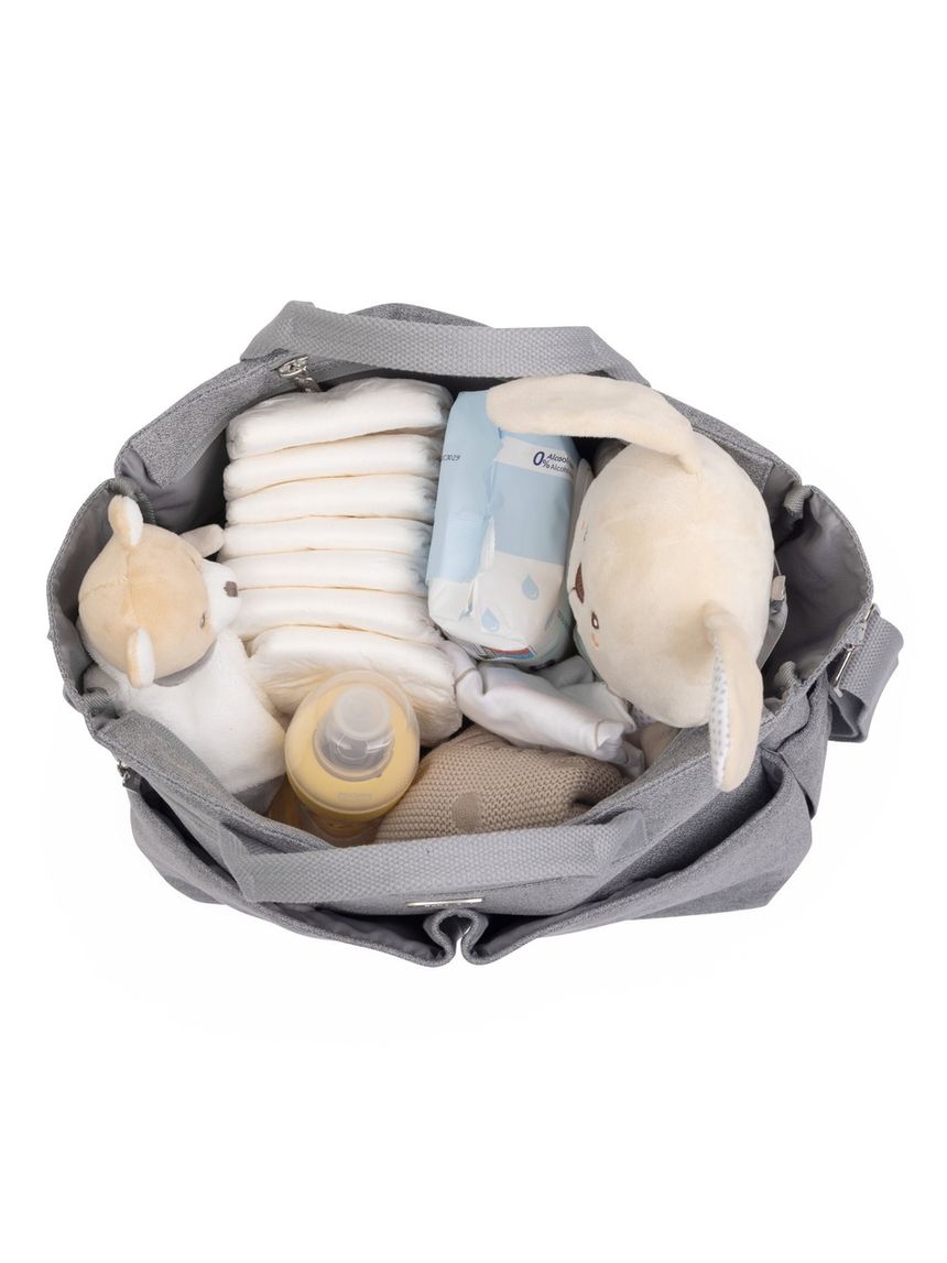 Jané Borsa Mama Bag per Cambio Neonato con Fasciatoio Portadocumenti e Tasche di Janè