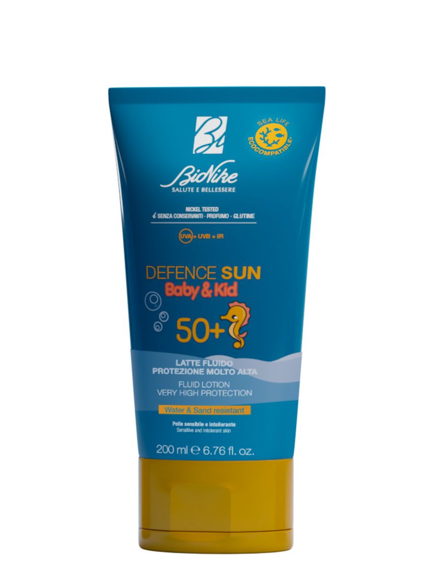 Latte fluido defence sun baby & kid  spf50+ – 200ml - bionike