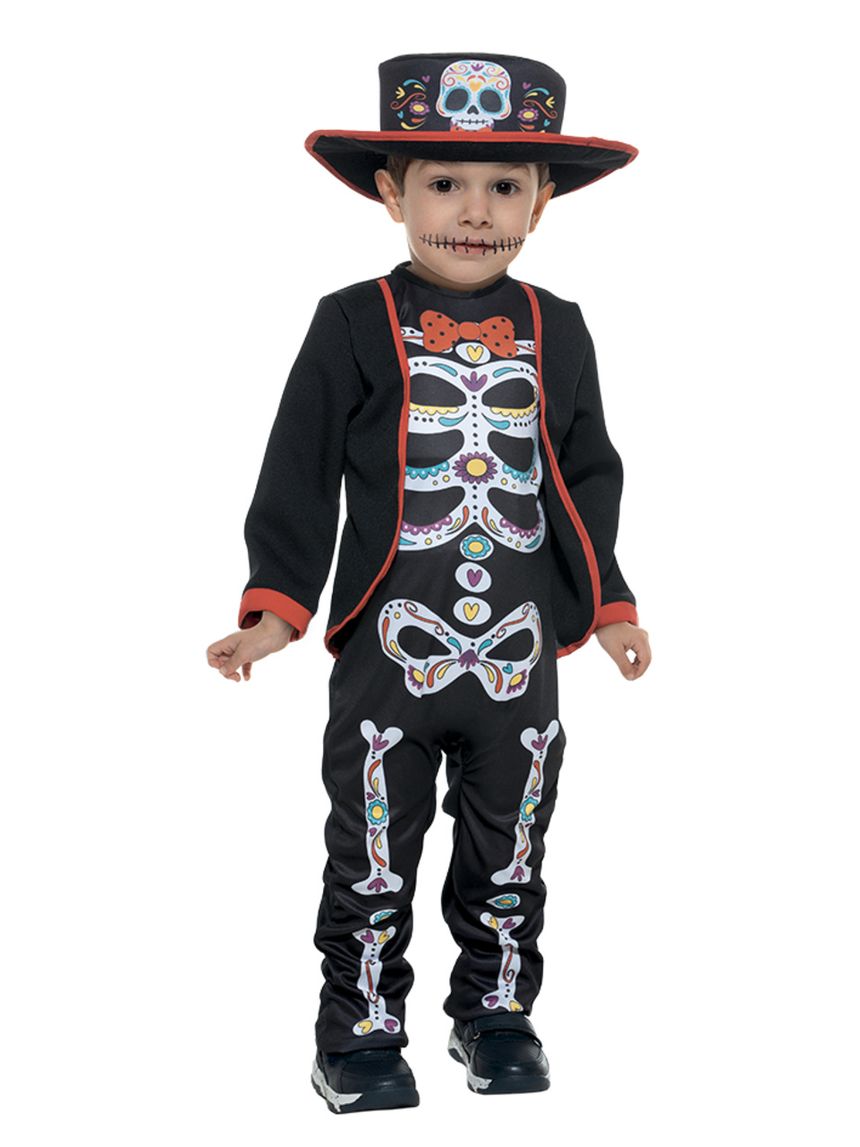 Costume ñino catrin baby - 2 - 3 anni -  carnaval queen
