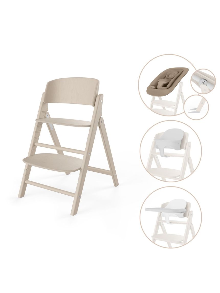 Seggiolone click & fold 4-in-1 all natural - cybex