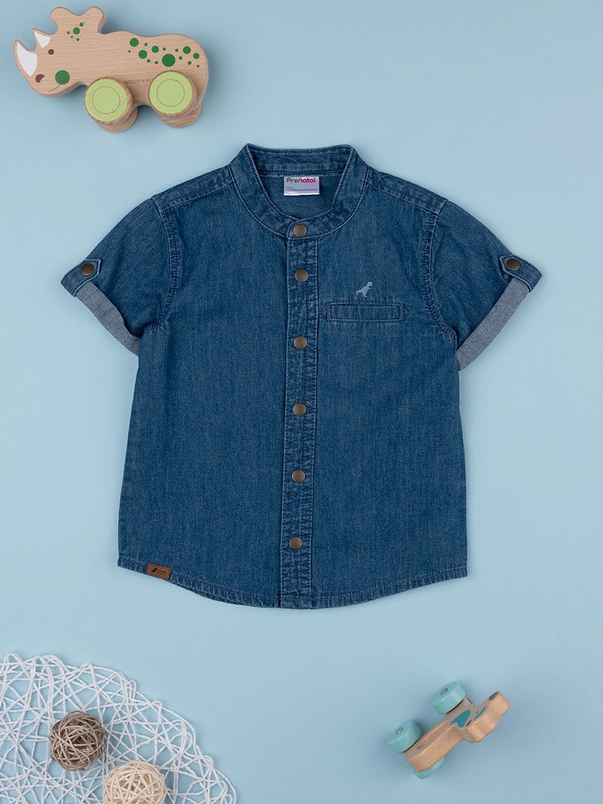 Camicia bimbo blu