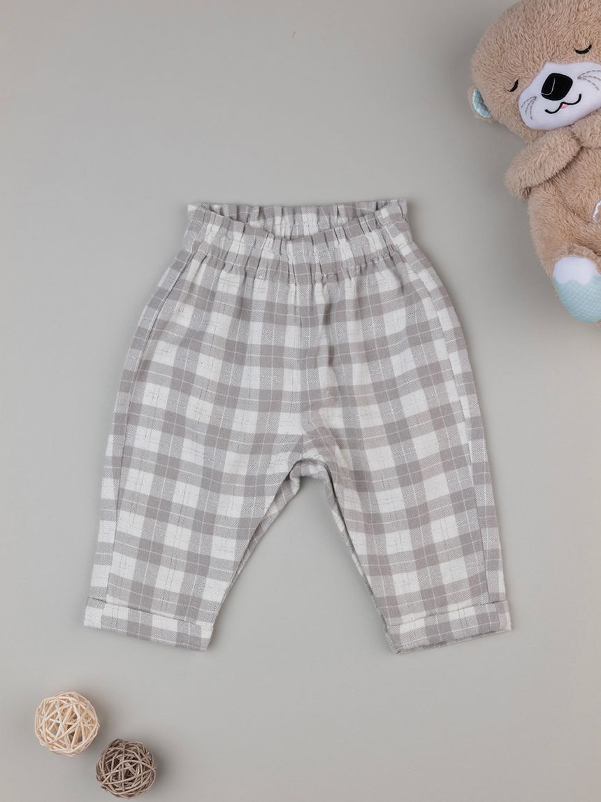 Pantaloni flanella bimba