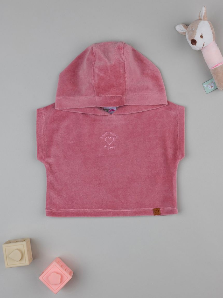 Felpa bimba rosa