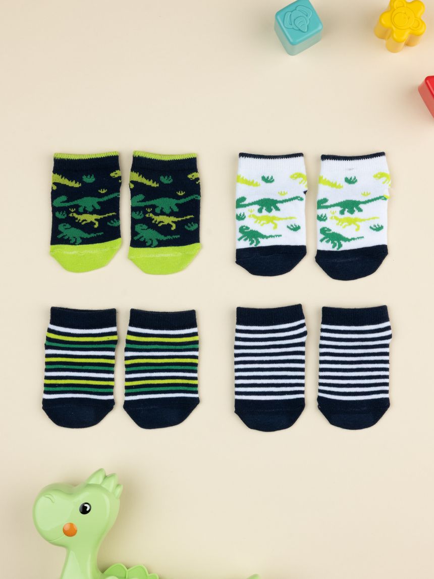 Pack 4 calze corte bimbo