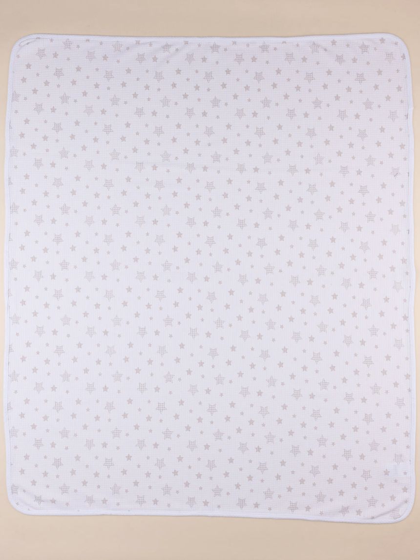 Coperta estiva stelle marrone