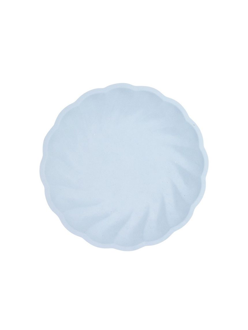 Piatto rotondo vert 19 cm - 6 pezzi - blu