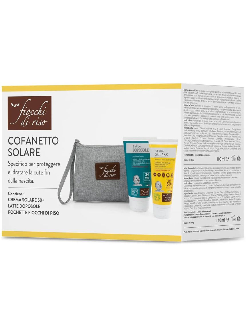 Cofanetto solare - fiocchi di riso