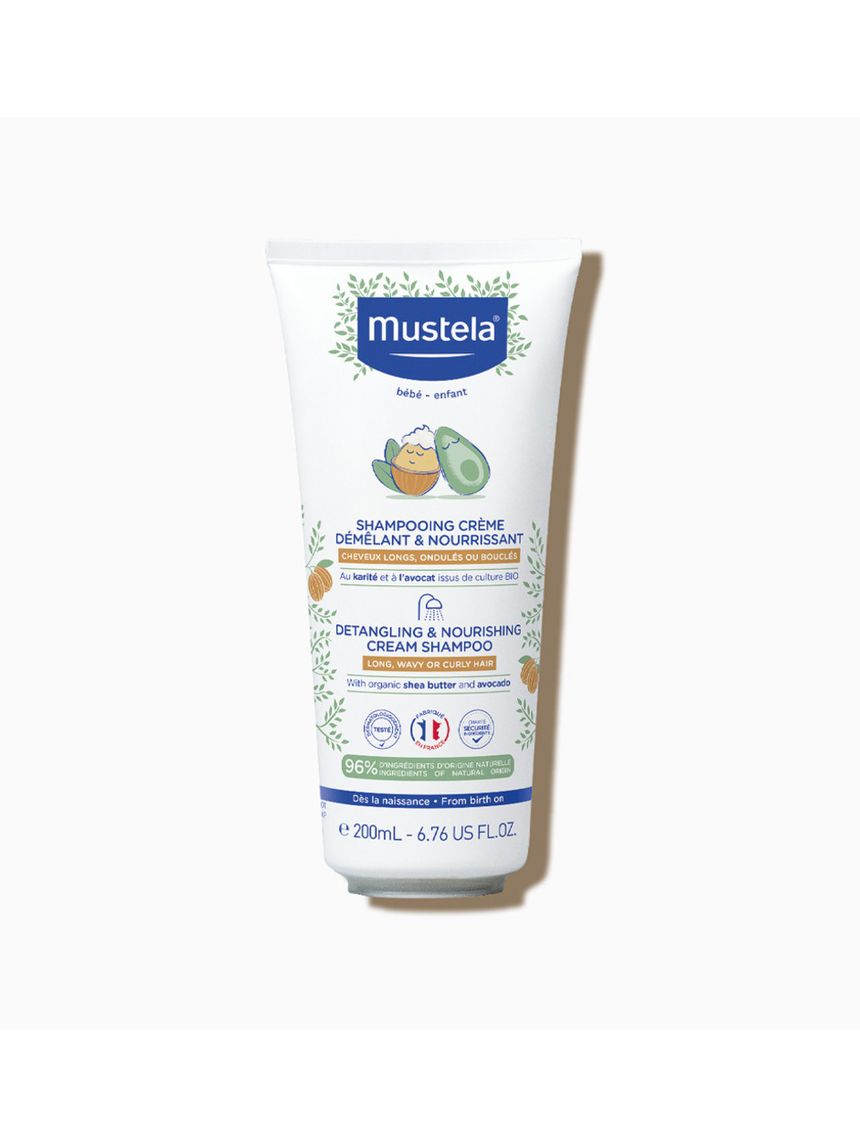 Shampoo balsamo nutriente e districante 200ml - mustela