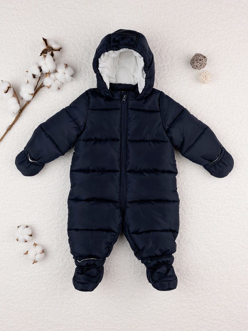 Tuta da neve nylon unisex blu