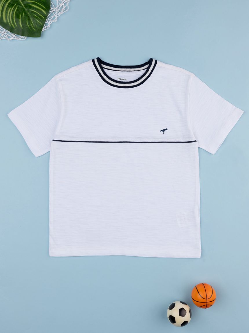 T-shirt bimbo bianca