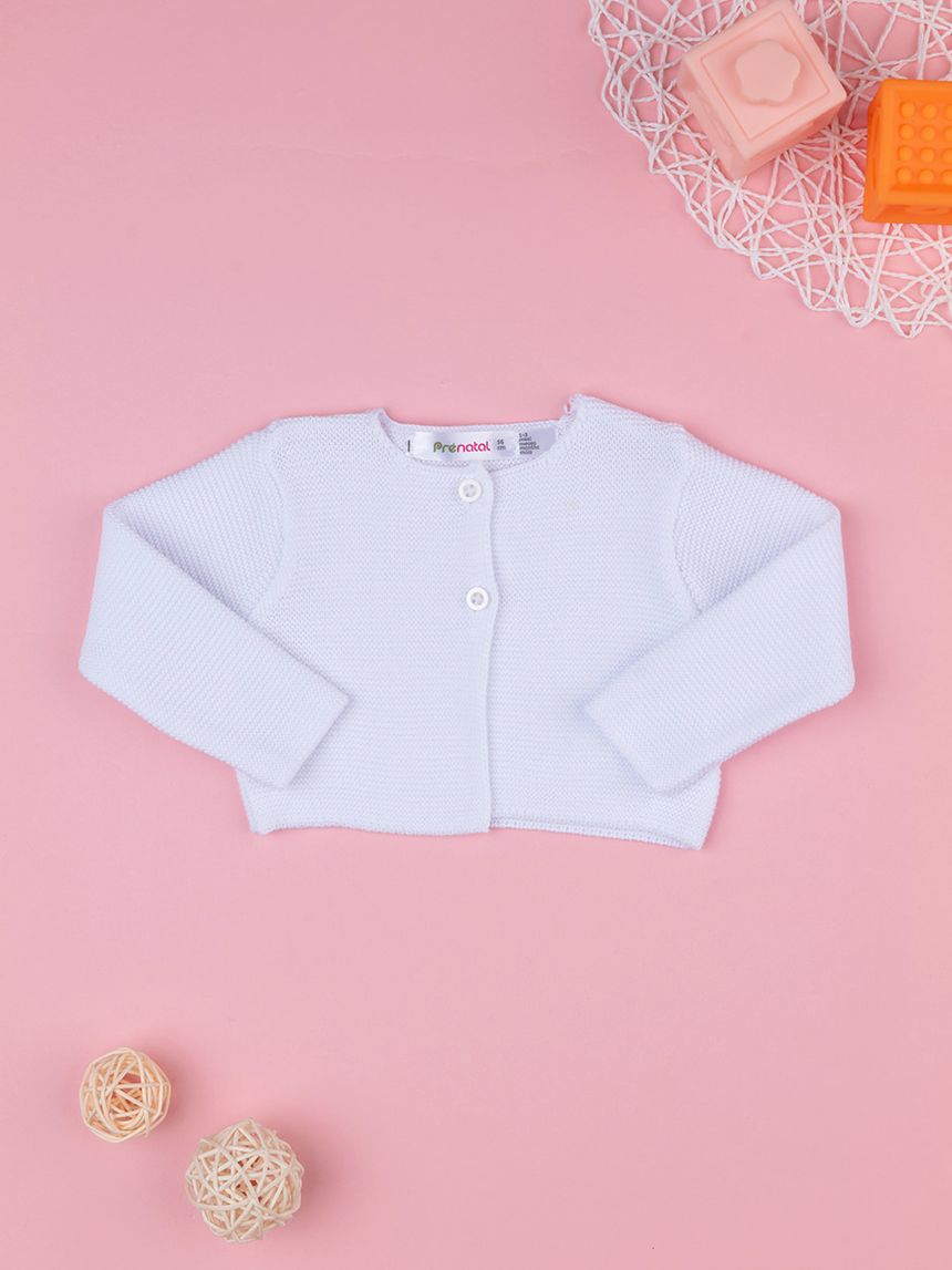 Cardigan in tricot di cotone