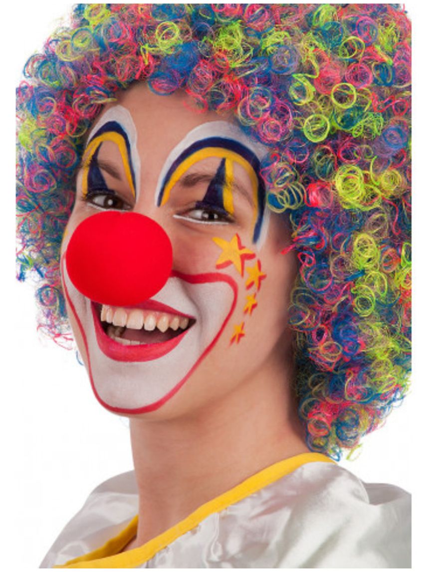 Naso clown in spugna -  4,5 cm diametro - carnival toys