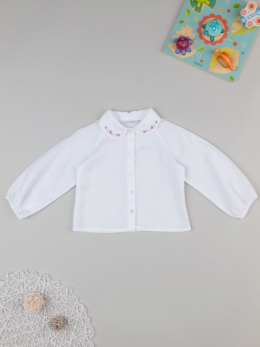 Camicia maniche lunghe bimba
