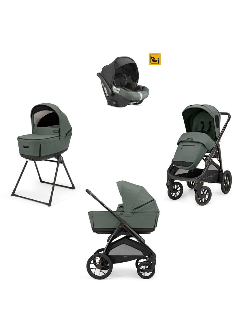 Trio system4 aptica xt darwin taiga green + t. nero - inglesina