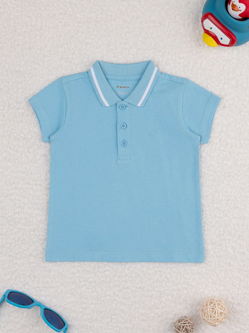 Polo bimbo azzurra