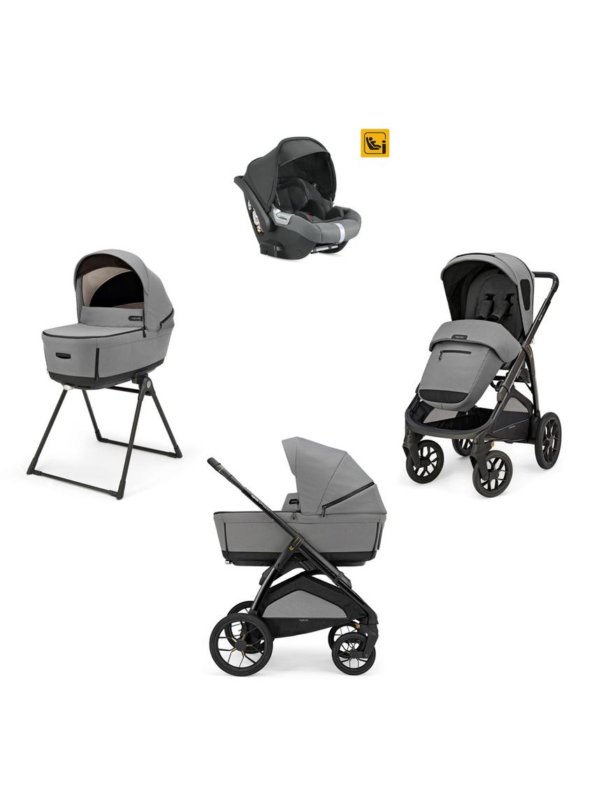Trio system4 aptica xt darwin canyon grey + t. nero - inglesina
