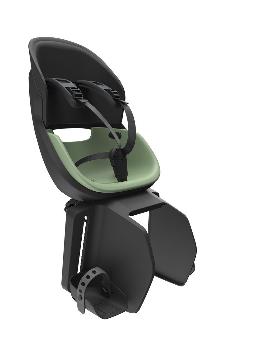 Prodigee icon rear frame - seggiolino bici con montaggio posteriore al portapacchi verde giada