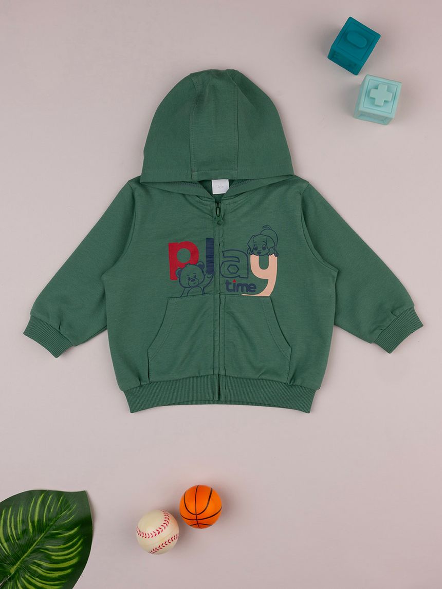 Felpa bimbo verde