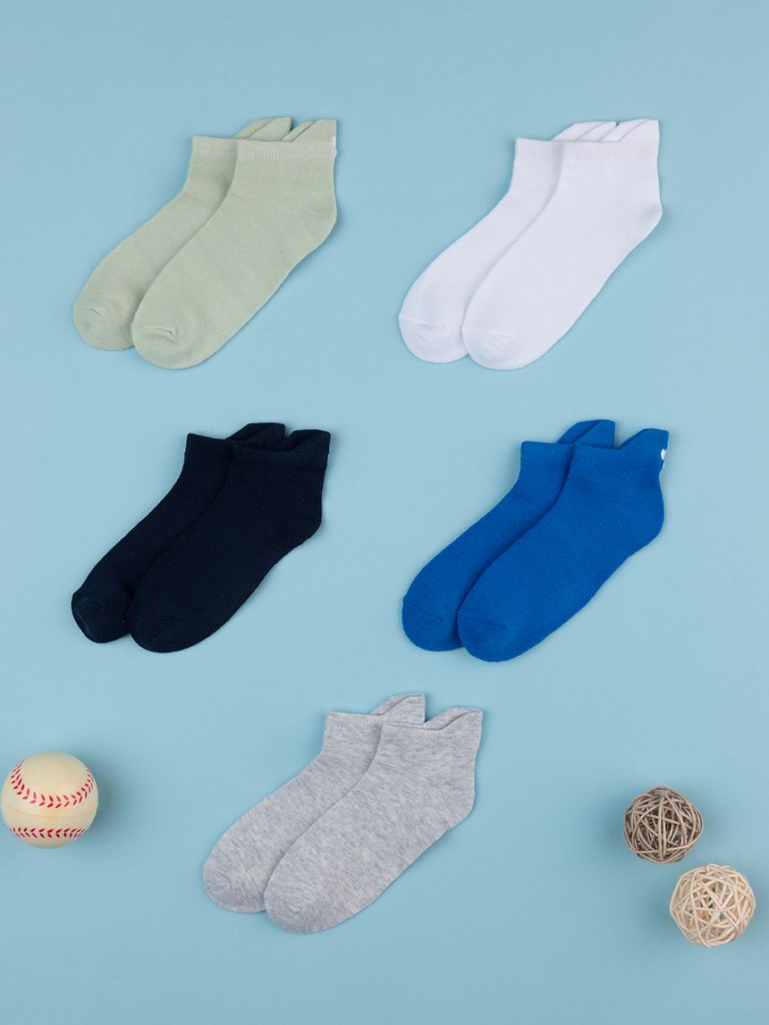 Pack 5 calze bimbo multicolor