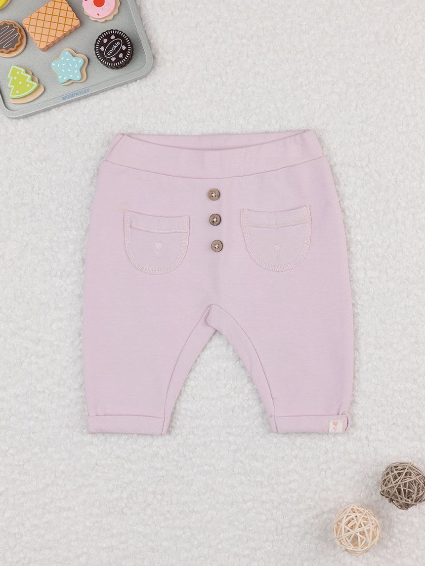 Pantalone bimba rosa